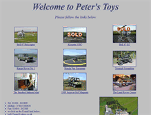 Tablet Screenshot of peterstoys.com